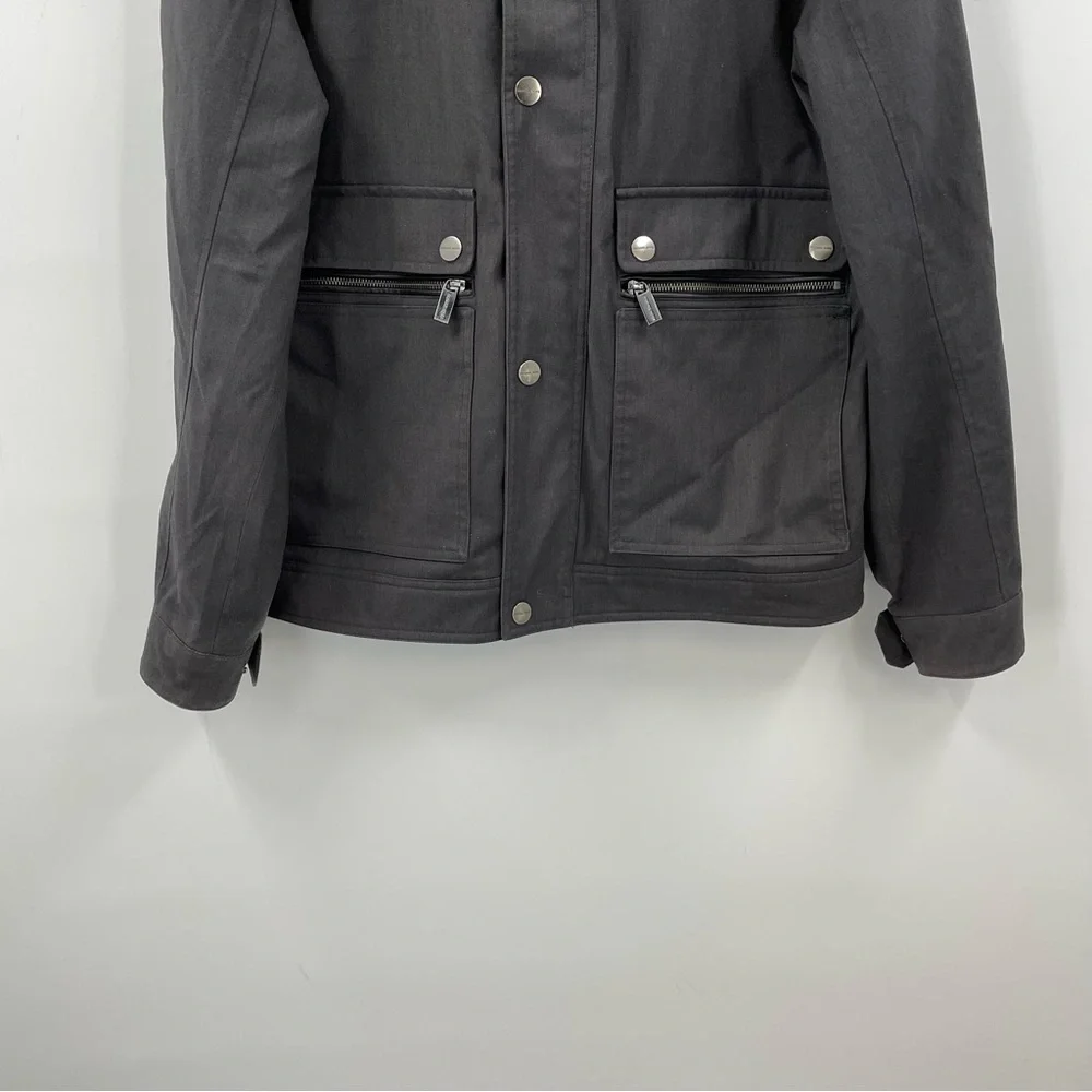 Michael Kors Gray Utility Jacket Men’s L - Picture 3 of 11